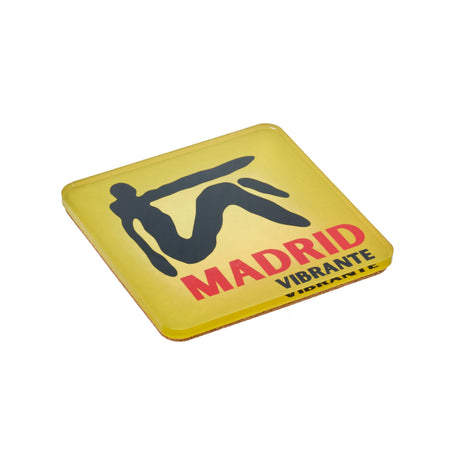 Bon Voyage Acrylic Coasters, Madrid with Holder - view 03
