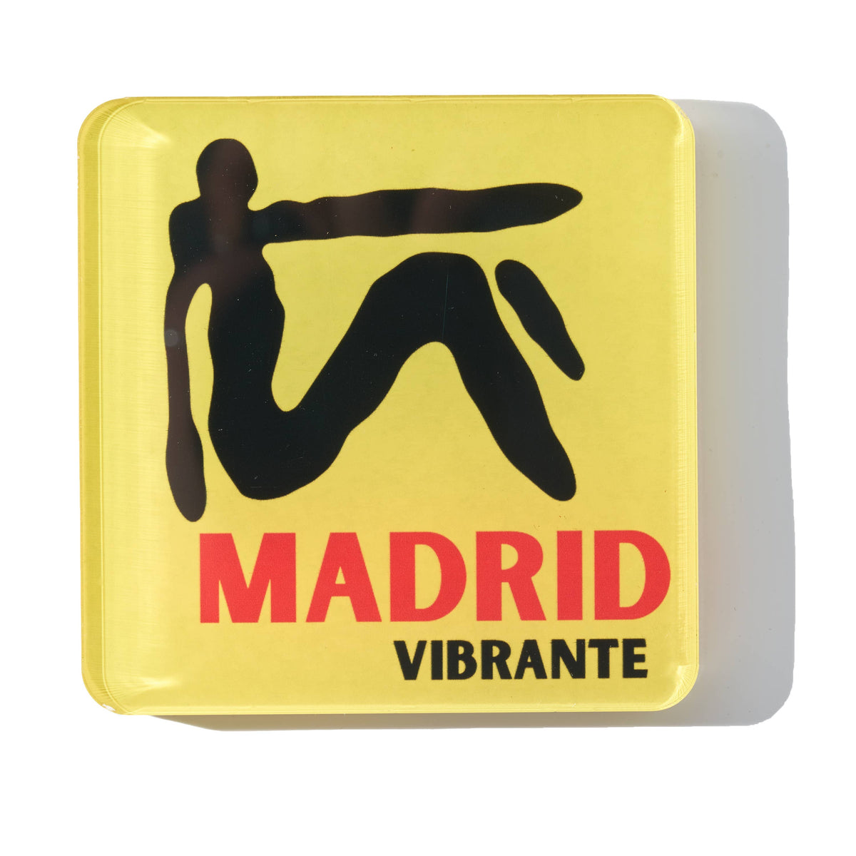 Bon Voyage Acrylic Coasters, Madrid with Holder - view 05