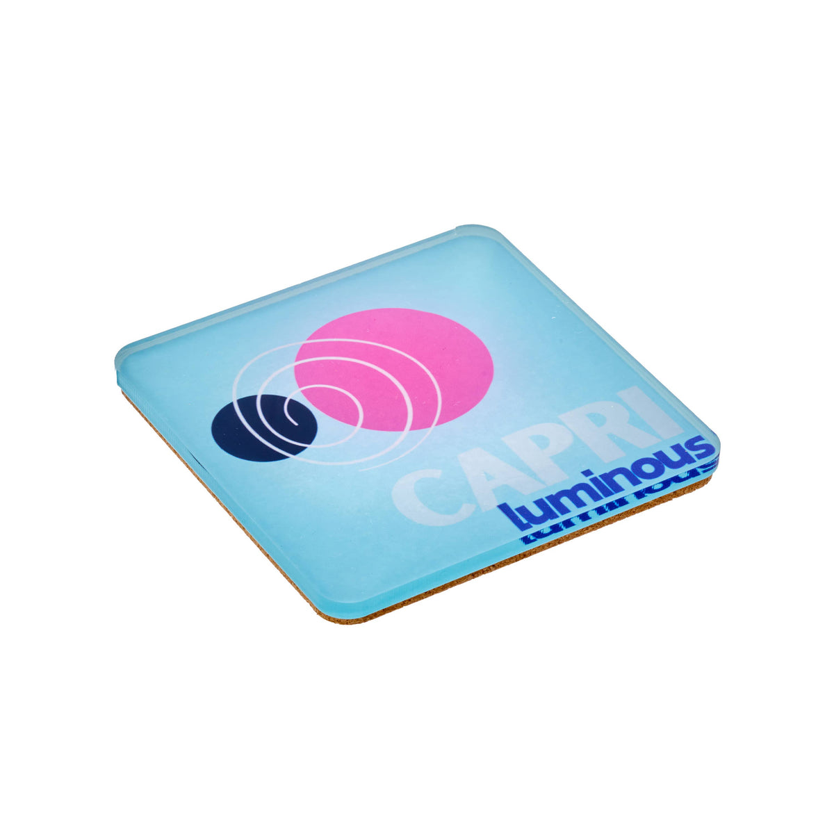 Bon Voyage Acrylic Coasters, Capri with Holder - alternate view