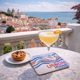 Bon Voyage Acrylic Coasters, Lisbon with Holder - view 04