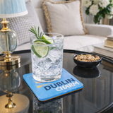 Bon Voyage Acrylic Coasters, Dublin with Holder - view 05