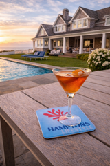 Bon Voyage Acrylic Coasters, Hamptons with Holder - view 05