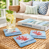 Bon Voyage Acrylic Coasters, Hamptons with Holder - view 06