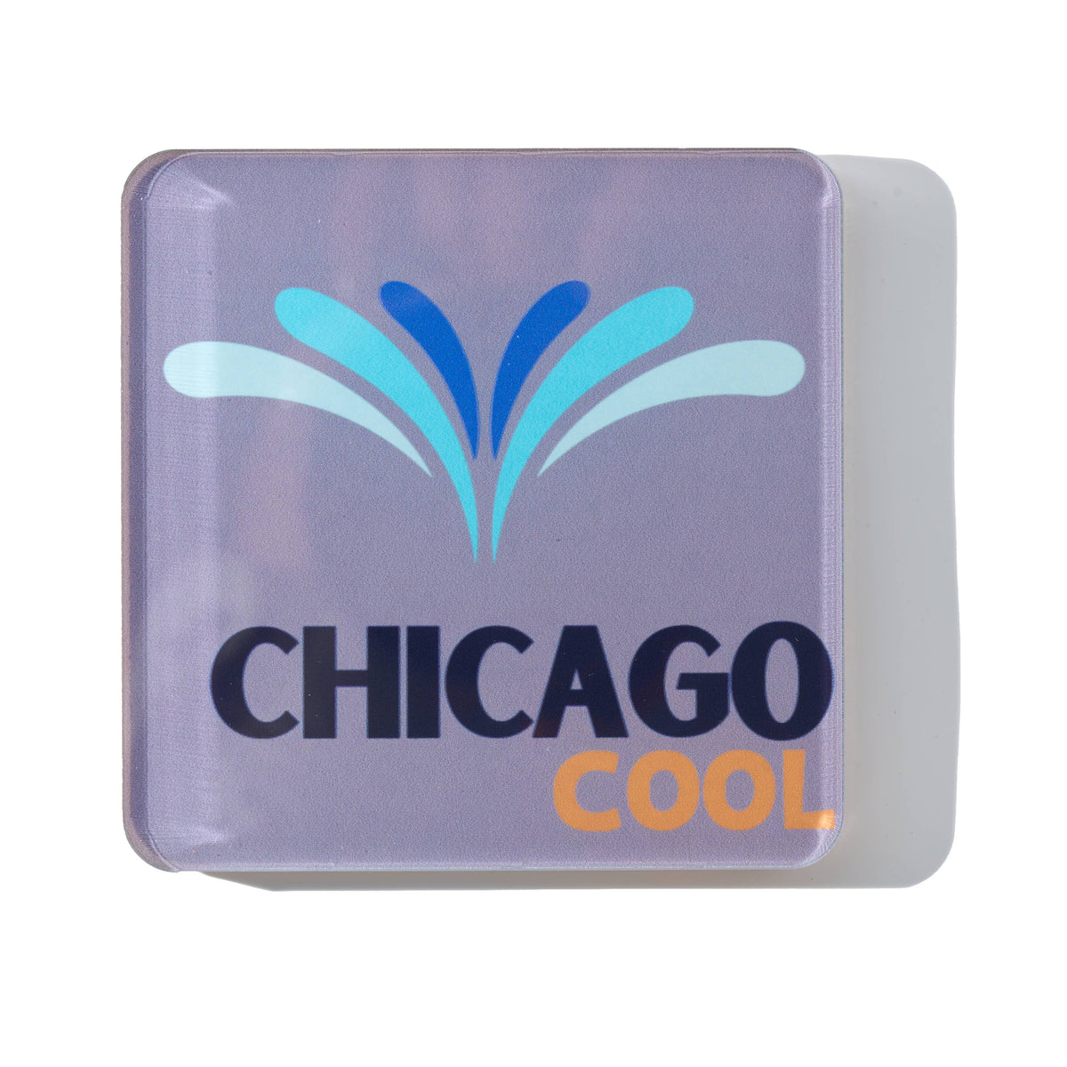 Bon Voyage Acrylic Coasters, Chicago with Holder - view 05