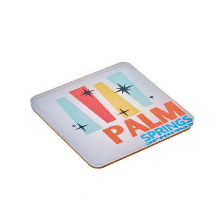 Bon Voyage Acrylic Coasters, Palm Springs with Holder - view 03
