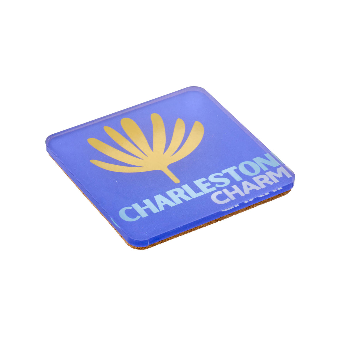 Bon Voyage Acrylic Coasters, Charleston with Holder - alternate view
