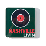 Bon Voyage Acrylic Coasters, Nashville with Holder - view 05