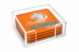 Bon Voyage Acrylic Coasters, Florida with Holder
