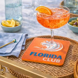 Bon Voyage Acrylic Coasters, Florida with Holder - view 03