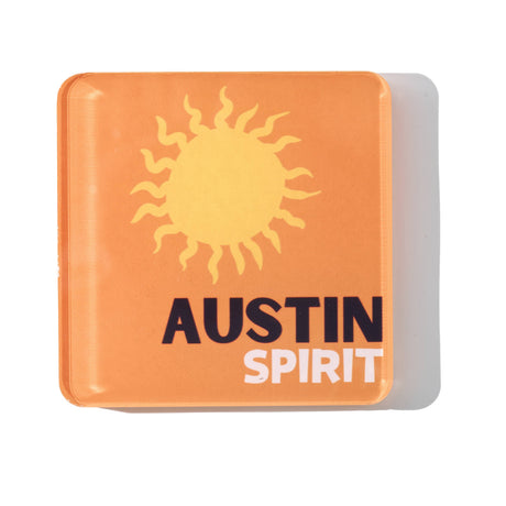 Bon Voyage Acrylic Coasters, Austin with Holder - view 07