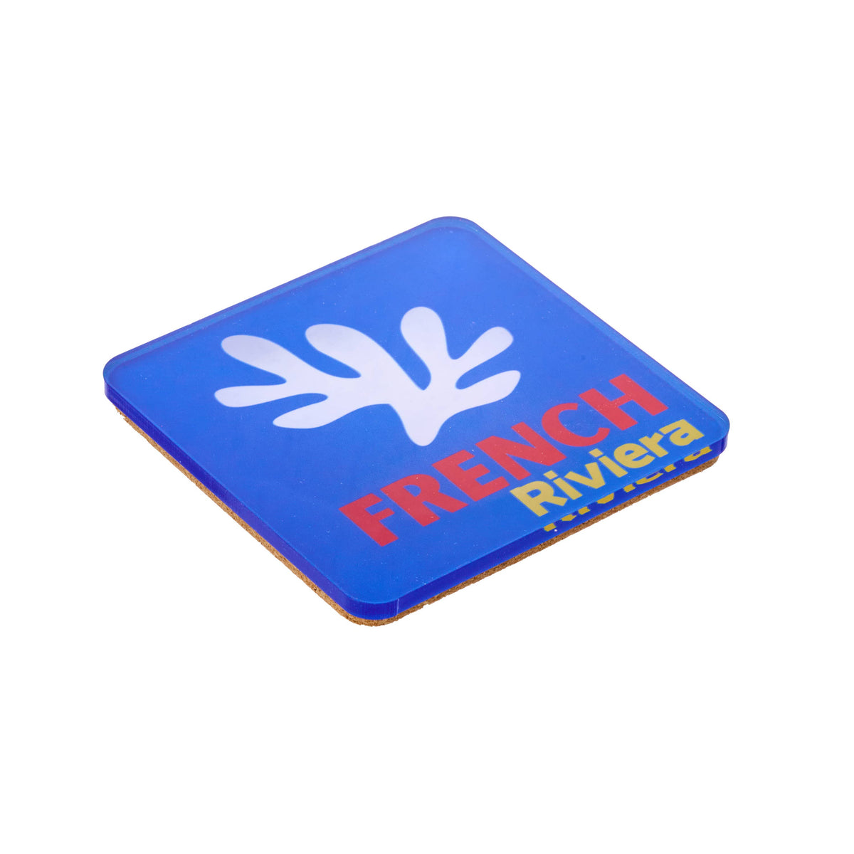 Bon Voyage Acrylic Coasters, French Riviera with Holder - alternate view