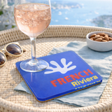 Bon Voyage Acrylic Coasters, French Riviera with Holder - view 03