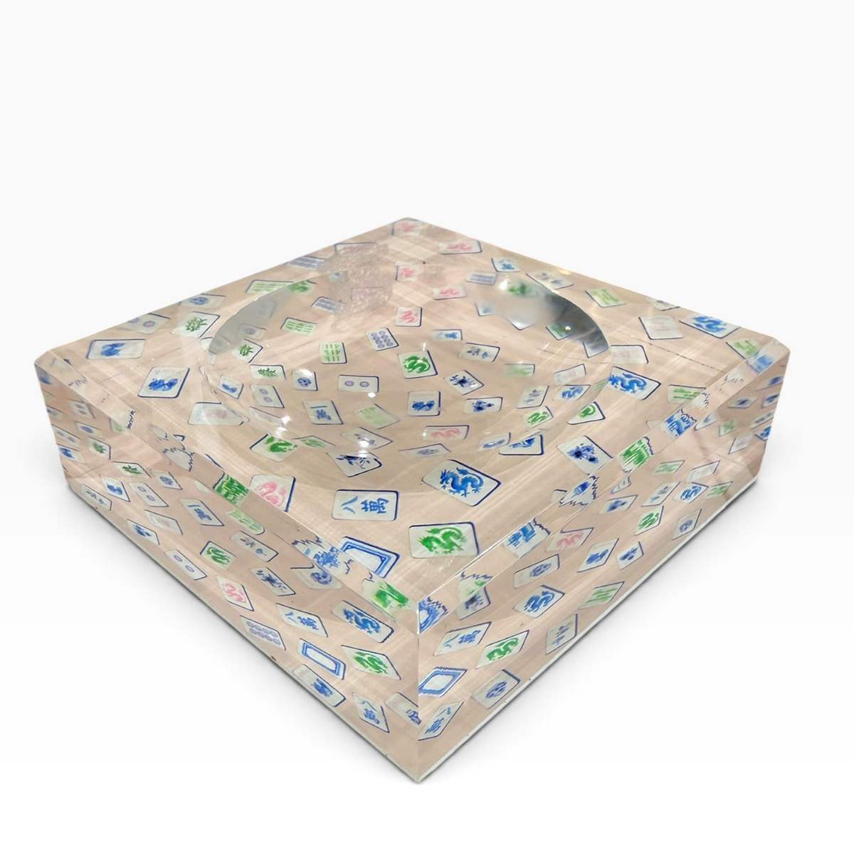Catchall Lucite Bowl - Mahjong Tile — photo 5