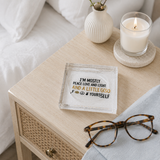 Catchall Lucite Bowl - Peace Love Light