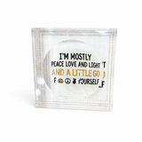 Catchall Lucite Bowl - Peace Love Light — photo 7