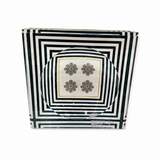 Catchall Lucite Bowl - Striped Floral — photo 9