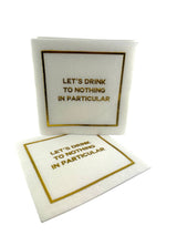 Maven Home Linen-Feel Cocktail Napkins, Let's Drink - view 05