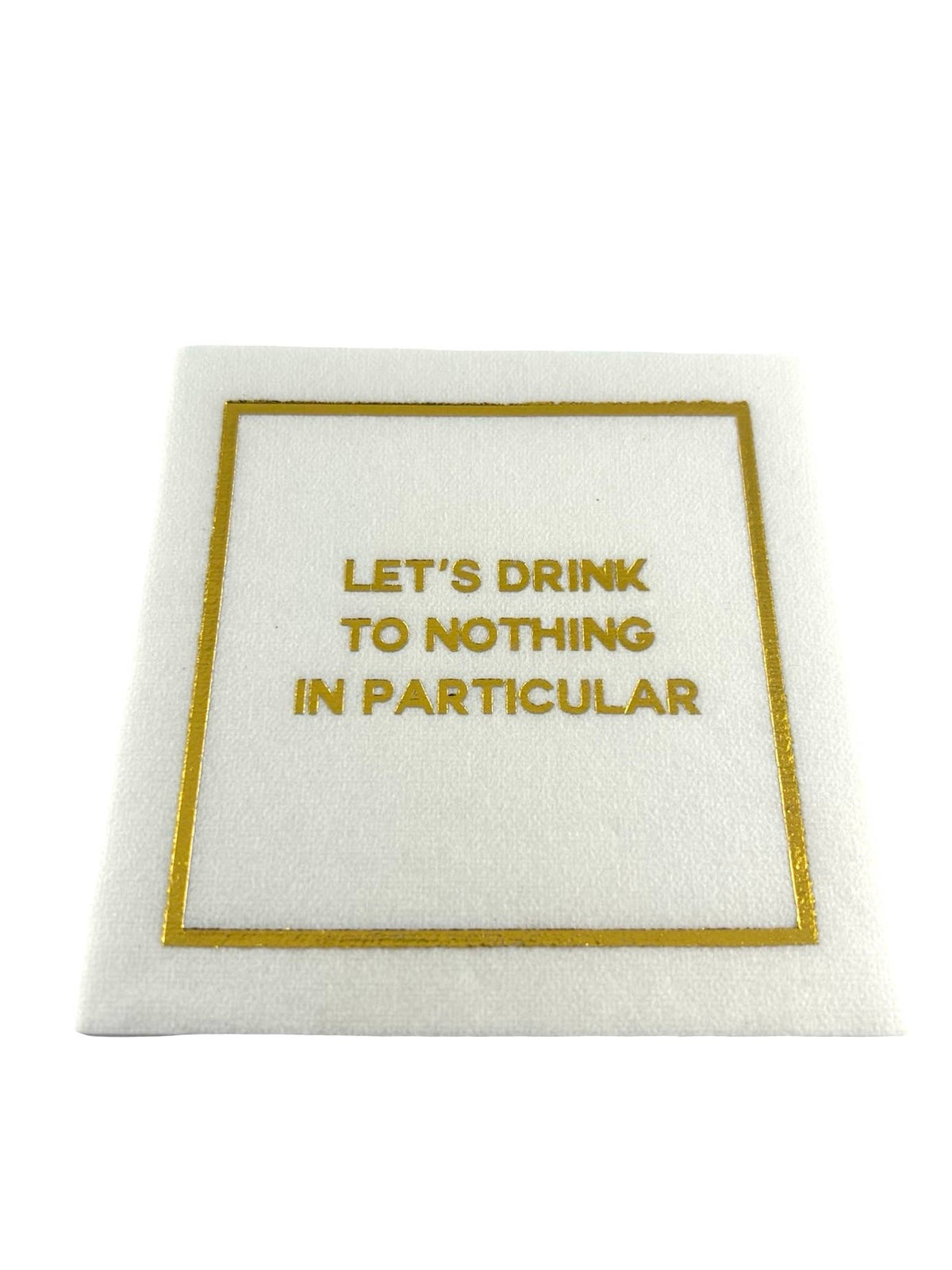 Maven Home Linen-Feel Cocktail Napkins, Let's Drink - view 07