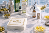 Linen-Feel Cocktail Napkins, I Like It Dirty Martini - alternate view