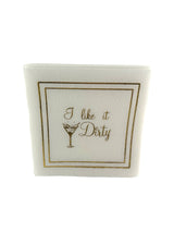 Maven Home Linen-Feel Cocktail Napkins, I Like It Dirty Martini - view 09