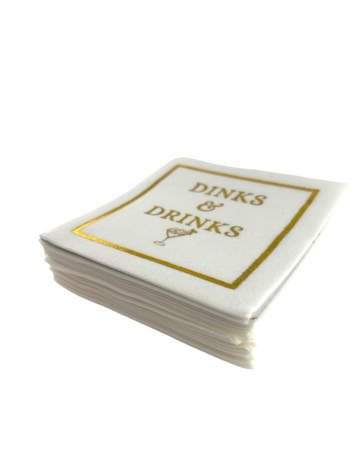 Maven Home Linen-Feel Cocktail Napkins, Dinks & Drinks - view 04