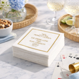 Linen-Feel Cocktail Napkins, Perfect Women Drink Wine and Play Canasta