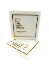 Maven Home Linen-Feel Cocktail Napkins, Let's Get This Party Started by 11 - view 04