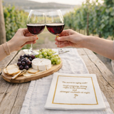 Maven Home Linen-Feel Cocktail Napkins, Secret to Aging Well: Coffee and Cocktails - view 04