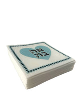 Maven Home Linen-Feel Cocktail Napkins, Ahava Aqua - view 03