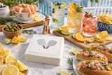 Pickleball cocktail napkins, styled party photo