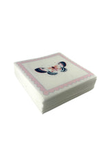 Maven Home Linen-Feel Cocktail Napkins, Pink Butterfly - view 07