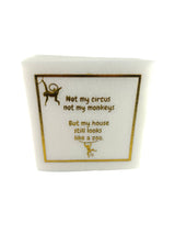 Maven Home Linen-Feel Cocktail Napkins, Not My Circus, My House Is a Zoo - view 06