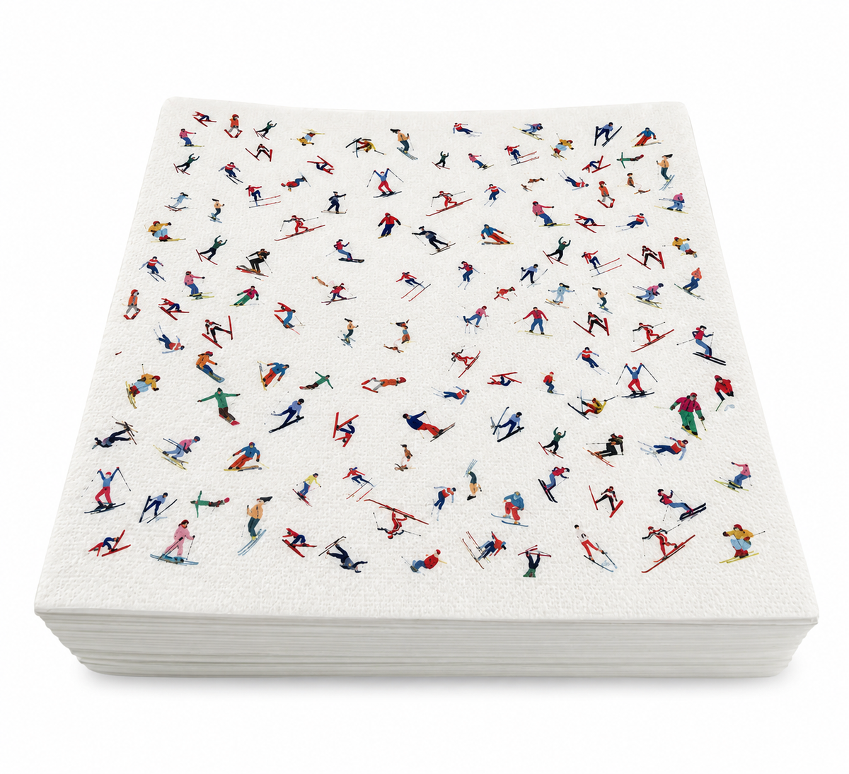 Apres Ski cocktail napkins, styled party photo