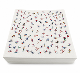 Apres Ski cocktail napkins, styled party photo