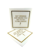 Maven Home Linen-Feel Cocktail Napkins, Day Drinking - view 06
