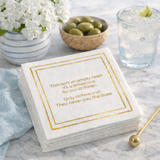 Linen-Feel Cocktail Napkins, Empty Nest Timeshare