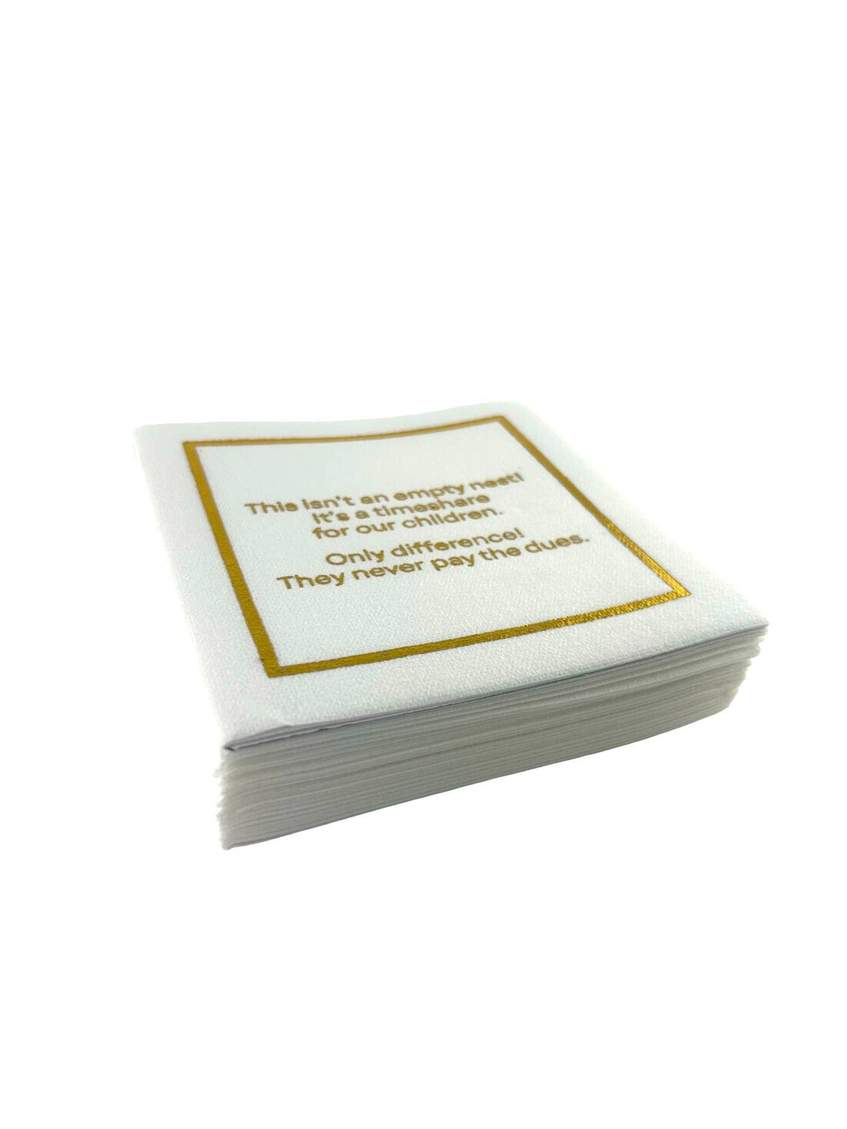 Maven Home Linen-Feel Cocktail Napkins, Empty Nest Timeshare - view 03