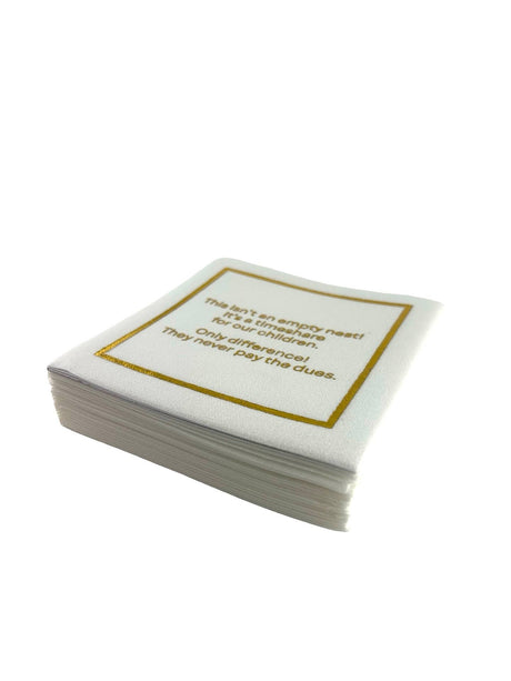 Maven Home Linen-Feel Cocktail Napkins, Empty Nest Timeshare - view 04