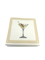 Maven Home Linen-Feel Cocktail Napkins, Classic Martini - view 04