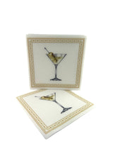 Maven Home Linen-Feel Cocktail Napkins, Classic Martini - view 05
