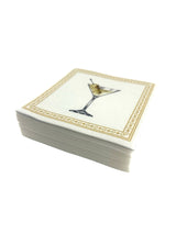 Maven Home Linen-Feel Cocktail Napkins, Classic Martini - view 07