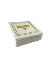 Maven Home Linen-Feel Cocktail Napkins, Cheers - view 07