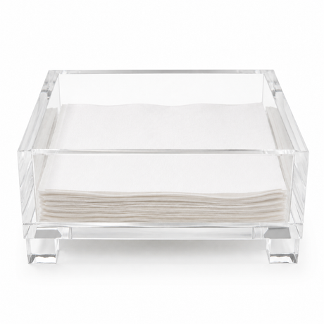 Maven Home Cube Feet clear acrylic cocktail napkin holder alternate view