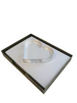 Maven Home Clear Heart acrylic napkin weight alternate view
