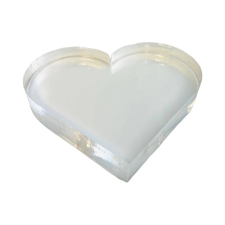Maven Home Clear Heart acrylic napkin weight - view 03