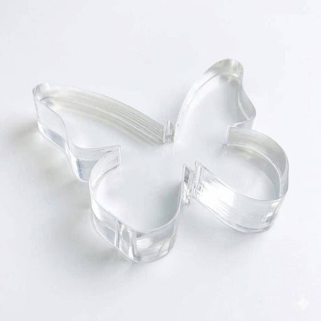 Maven Home Clear Butterfly acrylic napkin weight alternate view