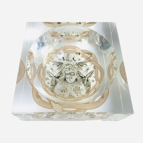 Decorative Acrylic Bowl, Aura Exotic Neutral - view 04