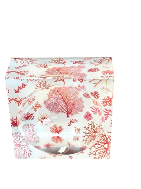 Decorative Acrylic Bowl, Aura Coral - view 06