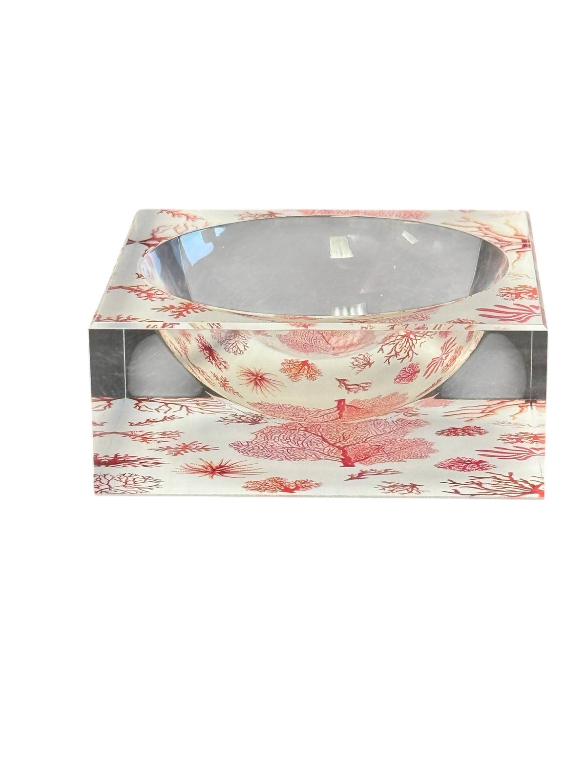 Decorative Acrylic Bowl, Aura Coral - view 09