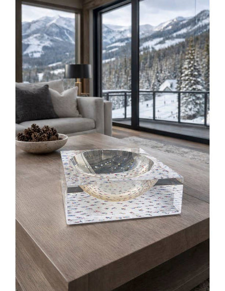Decorative Acrylic Bowl, Aura Ski Jump - view 04
